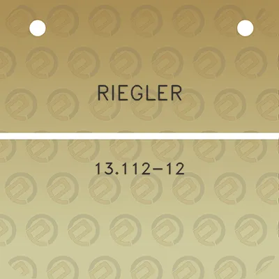 riegler-13112-12