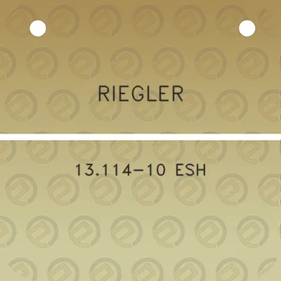 riegler-13114-10-esh