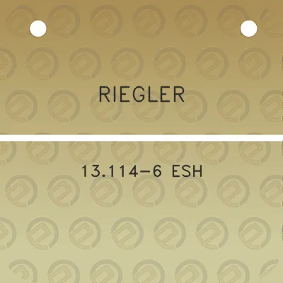 riegler-13114-6-esh