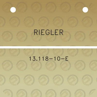 riegler-13118-10-e