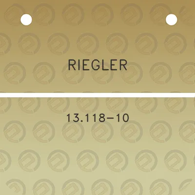 riegler-13118-10