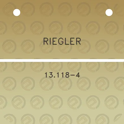 riegler-13118-4