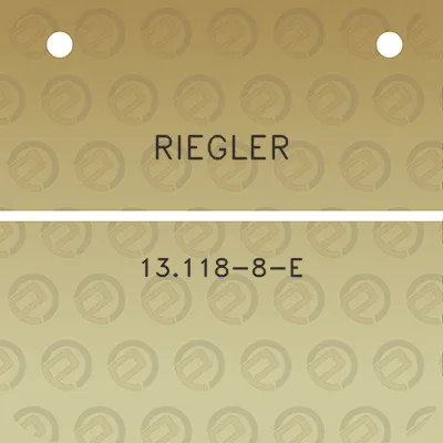 riegler-13118-8-e