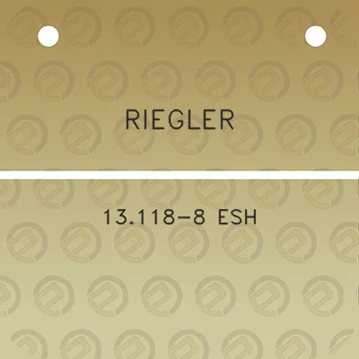 riegler-13118-8-esh