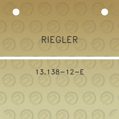 riegler-13138-12-e