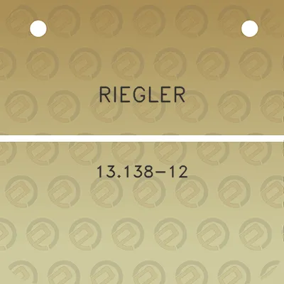 riegler-13138-12