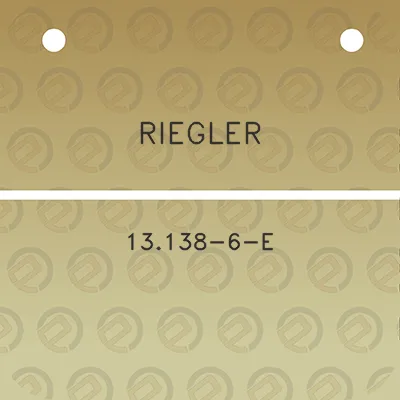 riegler-13138-6-e