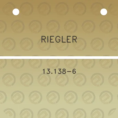 riegler-13138-6