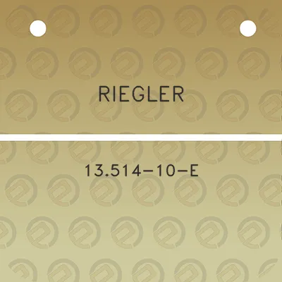 riegler-13514-10-e