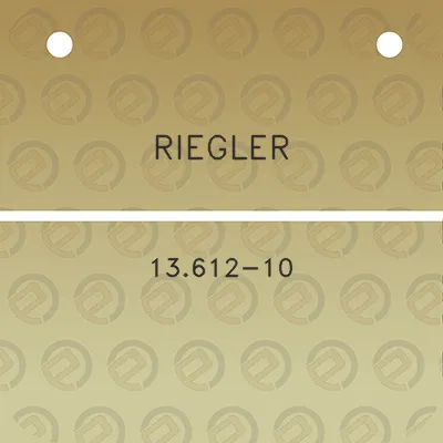 riegler-13612-10