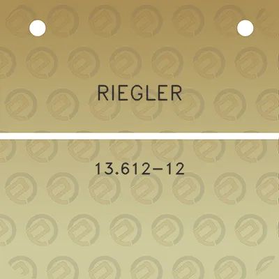 riegler-13612-12