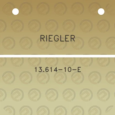 riegler-13614-10-e