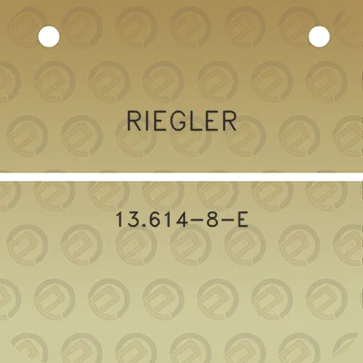 riegler-13614-8-e