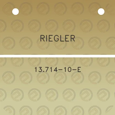 riegler-13714-10-e