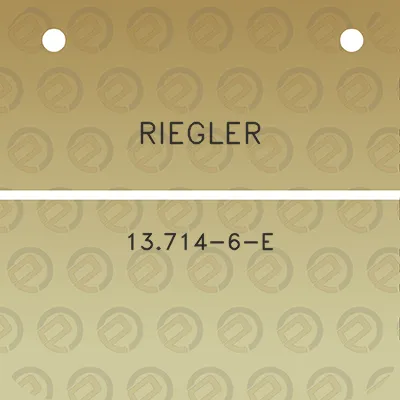 riegler-13714-6-e