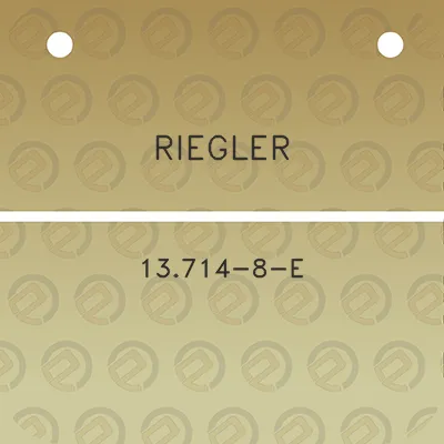 riegler-13714-8-e