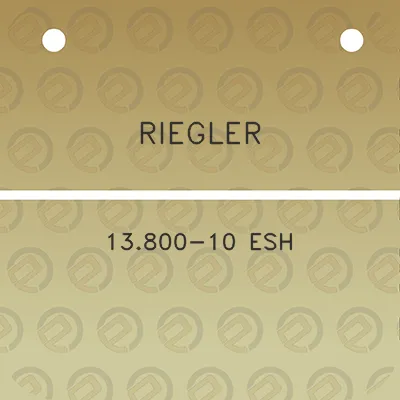 riegler-13800-10-esh