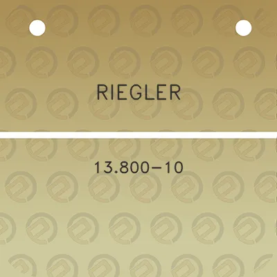 riegler-13800-10