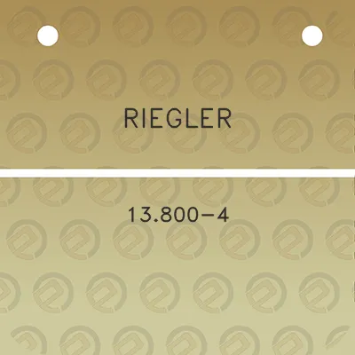 riegler-13800-4