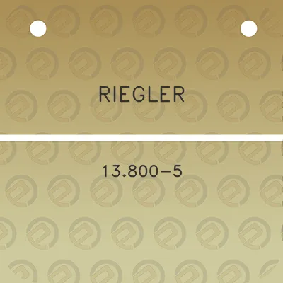 riegler-13800-5