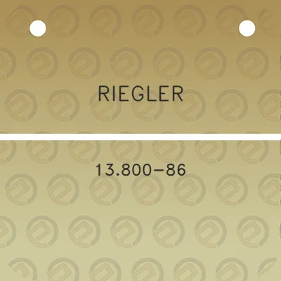 riegler-13800-86