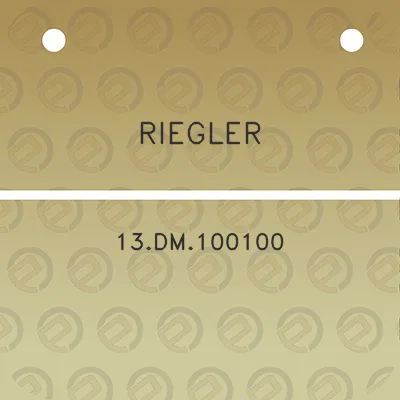 riegler-13dm100100