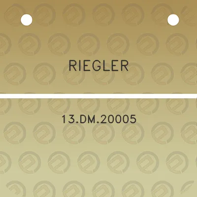 riegler-13dm20005