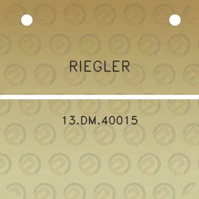 riegler-13dm40015