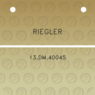 riegler-13dm40045