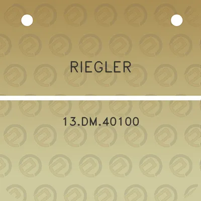 riegler-13dm40100