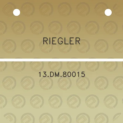 riegler-13dm80015