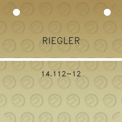 riegler-14112-12