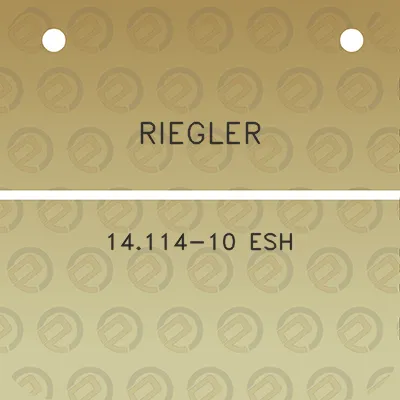 riegler-14114-10-esh