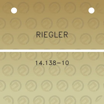 riegler-14138-10