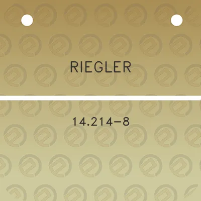 riegler-14214-8