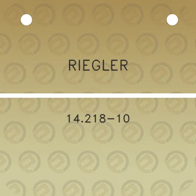 riegler-14218-10