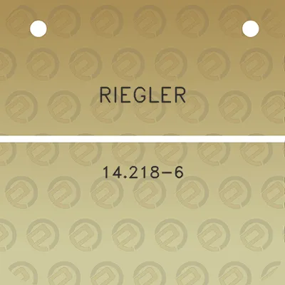 riegler-14218-6