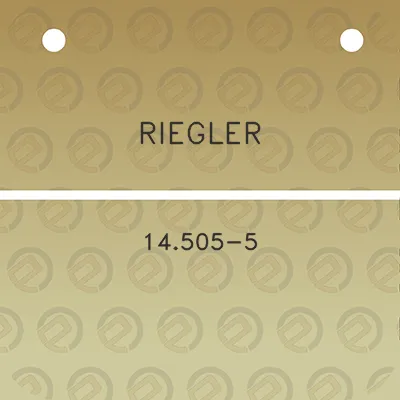 riegler-14505-5