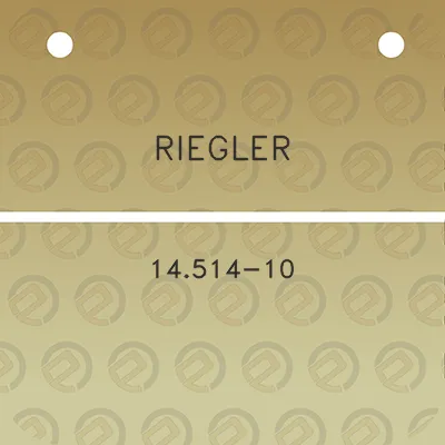 riegler-14514-10