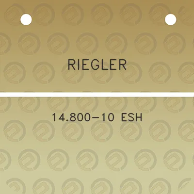 riegler-14800-10-esh