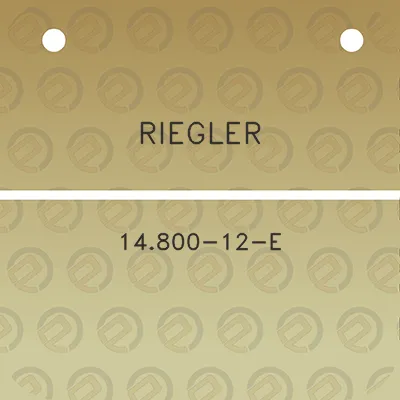 riegler-14800-12-e