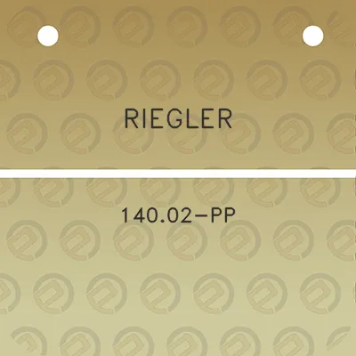 riegler-14002-pp