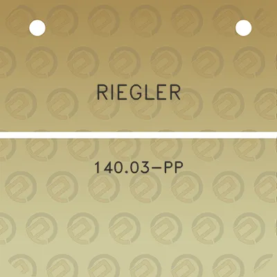 riegler-14003-pp