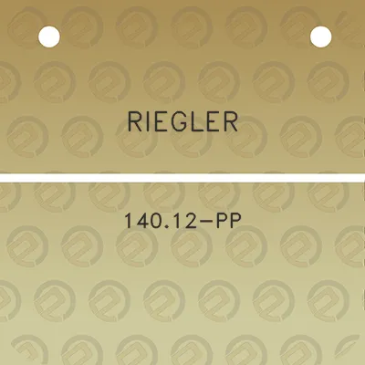 riegler-14012-pp