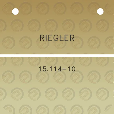 riegler-15114-10