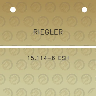 riegler-15114-6-esh