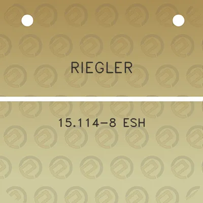 riegler-15114-8-esh