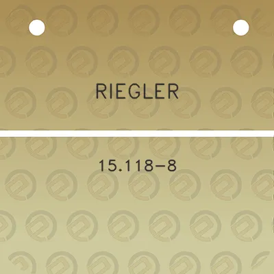 riegler-15118-8