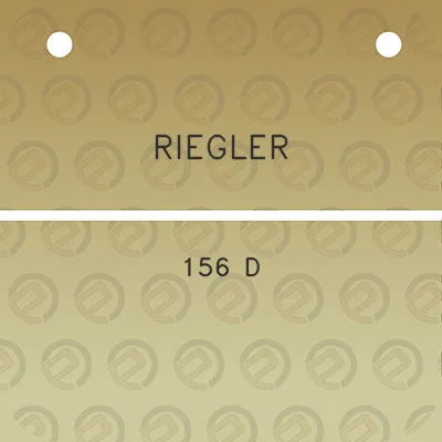 riegler-156-d