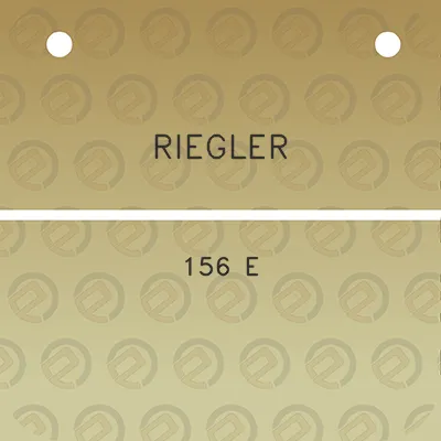 riegler-156-e